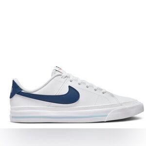 Nike Court Legacy White Mystic Navy DA5380-113 Tennis Casual Fashion shoes